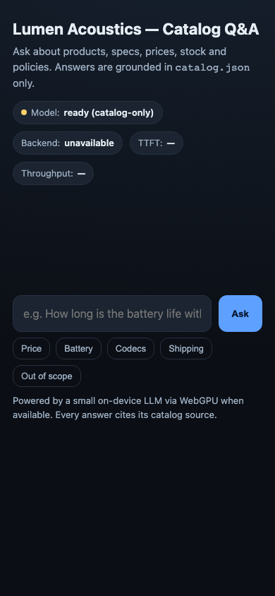 Client-side WebGPU Product Q&A on Client-side WebGPU Product Q&A — Mobile